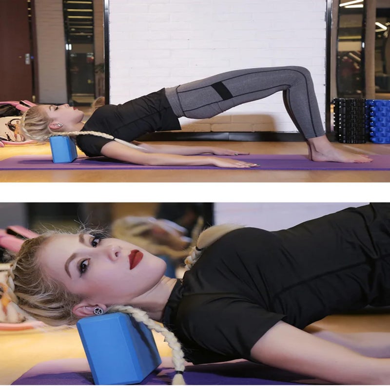 MBKHFLL Yoga Block - Supportive Latex-Free Eva Foam - Soft Non-Slip Surface with Beveled Edges for Yoga  Pilates  Meditation - Yoga Accessories for Stability  Balance  Deepen Stretches (black) - Image 4